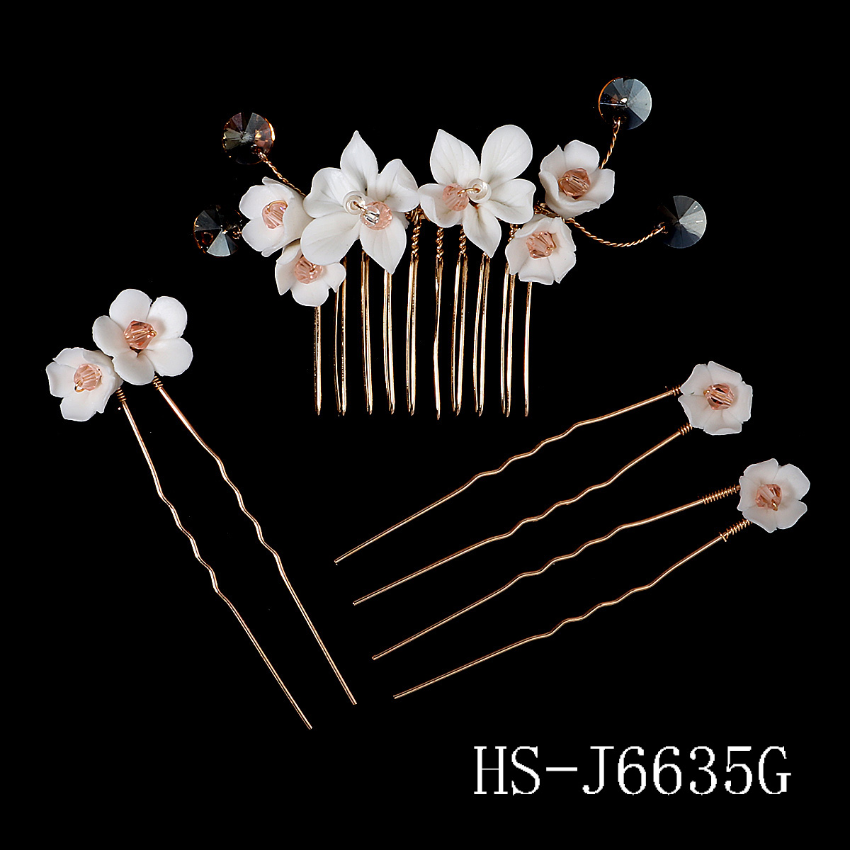 Haircomb Jewelry Hair Clip Headdress Flower Hair Accessories — 19