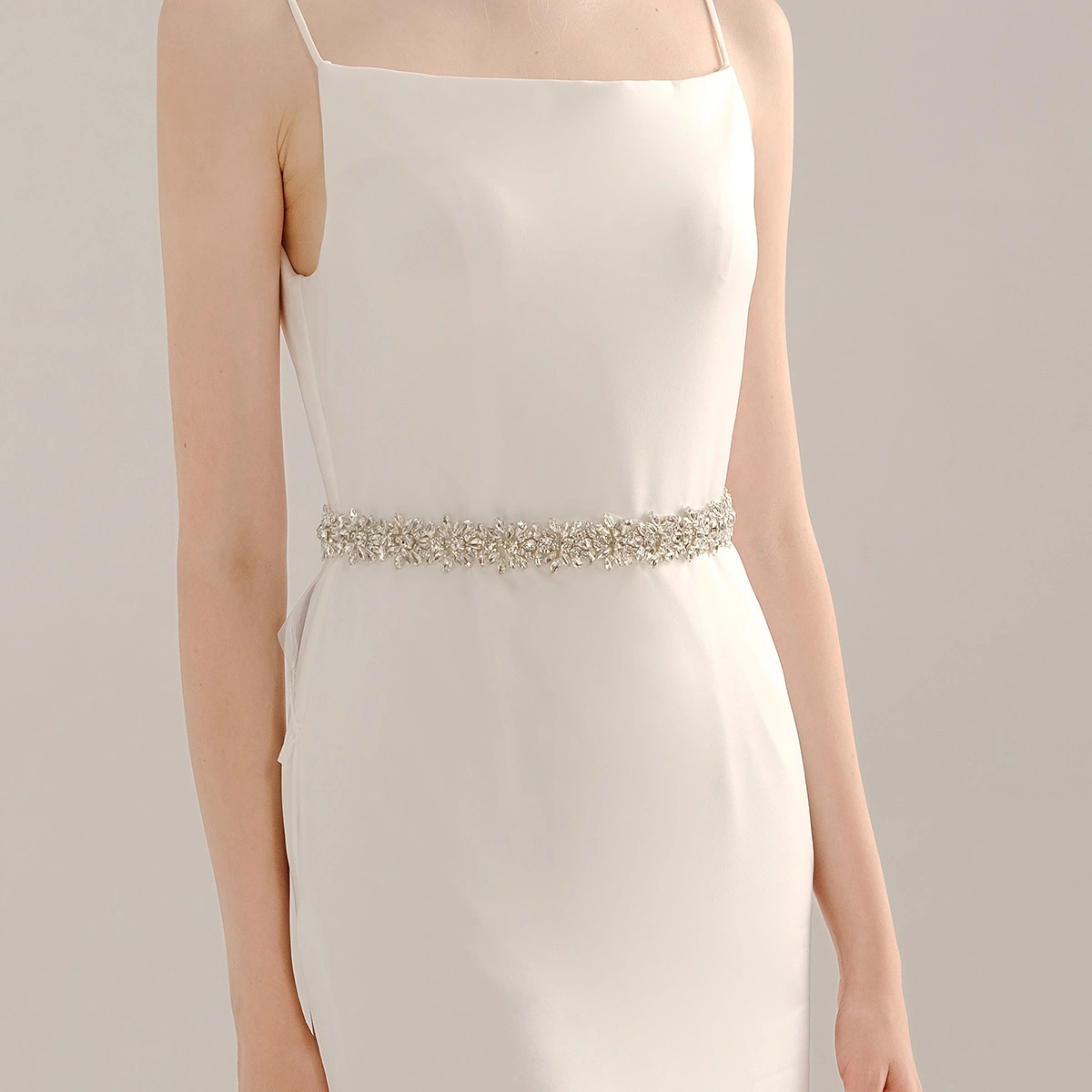 Luxurious Classic European and American Bridal Belt Exquisite Handmade Rhinestone Belt 1